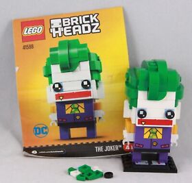 Lego BrickHeadz The Joker (41588) With Instructions 100% Complete Batman DC