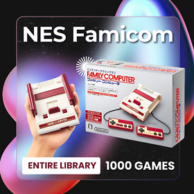 Nintendo Famicom Classic Mini NES HDMI Console 30 + 1000 Games 2 Controllers