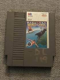 World Games Nintendo NES Video Game Cart Authentic Tested