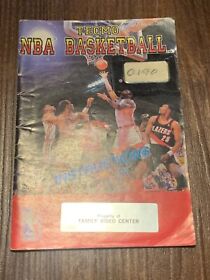 Tecmo NBA Basketball Nintendo NES Instruction Manual Only