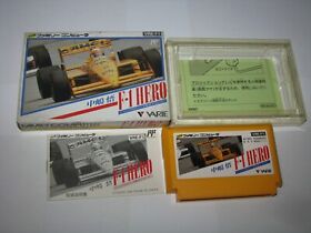 Nakajima Satoru F1 Hero Famicom NES Japan import Boxed + Manual US Seller 