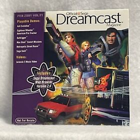 Sega Dreamcast Magazine Demo Disc February 2001 Vol 11 with Sleeve