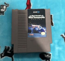 NES Nintendo Video Game Nigel Mansell's World Championship Racing