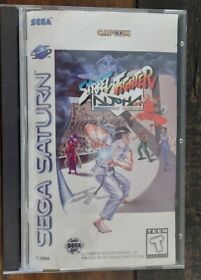 Street Fighter Alpha Warriors Dreams (Sega Saturn) Complete w/ Registration Card
