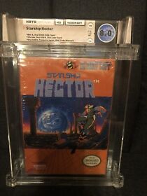 Starship Hector NES Nintendo WATA Graded 8.0 Wow Must See CIB Complete