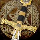 King Solomon King of the Hebrews Israel Medieval Templar Crusader Sword -Black