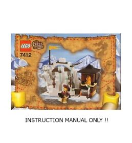 LEGO 7412 - ORIENT EXPEDITION - Yeti's Hideout - INSTRUCTION MANUAL ONLY