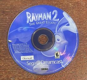 Rayman 2 The Great Escape Sega Dreamcast Authentic Working Disc Only 1DAY SHIPP