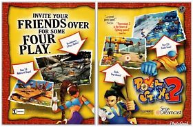 Power Stone 2 Capcom Sega Dreamcast Game Promo Nov, 2000 Full 2 Page Print Ad