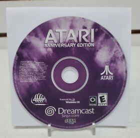 Atari: Anniversary Edition (Sega Dreamcast, 2001) Game Disc Only, Tested & Works