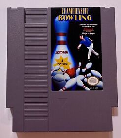 Championship Bowling - Nintendo NES - CLEANED - TESTED - AUTHENTIC