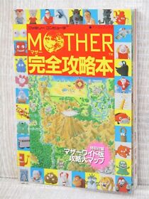 MOTHER Perfect Strategy Guide w/Map Nintendo Famicom NES Vtg. Book 1989 Japan TM