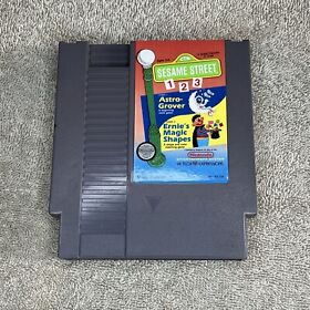 Sesame Street 123 (Nintendo NES) Cartridge Only, Cleaned Tested Works Authentic