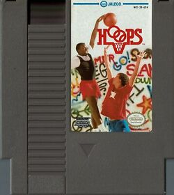 HOOPS - Juego NES Auténtico (solo Cartucho) Usado