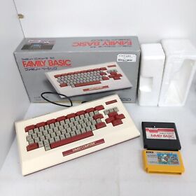 Nintendo Family Basic Keyboard in box Bundle with Famicom console & Super Mario