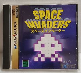 Sega Saturn Space Invaders TAITO Japanese used Video Game NTSC-J T-1107G 1996