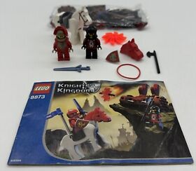 LEGO Castle: FIREBALL CATAPULT 8873, 100% Set-Minifig-Instruction 2005