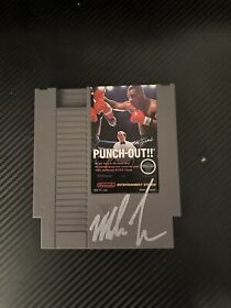 Autographed Authentic Mike Tyson’s Punch Out NES Game Signed By Mike Tyson