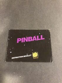 pinball nes manual No TM Version