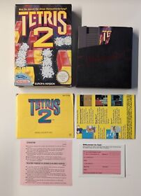 Nintendo  NES - TETRIS 2 Spiel -  OVP  Anleitung - Europa-Version