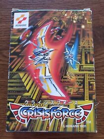 Crisis Force Famicom Authentic Complete Import - US Seller