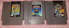 Lot of 3 Great NES Games Hylide, Captain Skyhawk, and Pin Bot! 