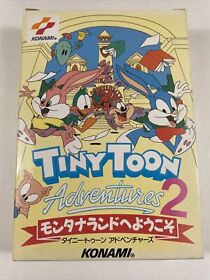 TINY TOON ADVENTURES 2 * CIB Complete in Box * Famicom FC Japan Nintendo