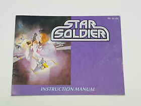 Star Soldier Authentic Original NES Nintendo Manual Only