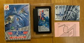 Top Gun Dual Fighters Famicom Konami Japan Complete NES Nintendo