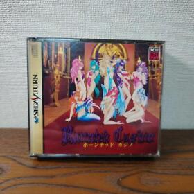 Sega Saturn Software Haunted casino SS Game from Japan Used 122h