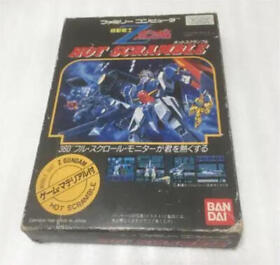 Used Bandai 1986 Mobile Suit Z Gundam: Hot Scramble Nintendo Famicom NES Retro 