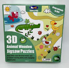 Nextx 3D Wooden Learning Animal Jigsaw Puzzle For Kids