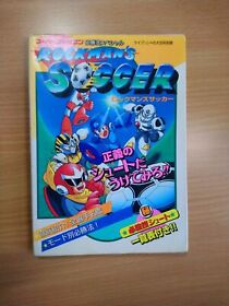 BOOK Rockman's Soccer - Super Nintendo Famicom Game Guide MEGA MAN CAPCOM SNES