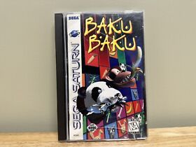 Baku Baku (Sega Saturn, 1996). Complete but broken case