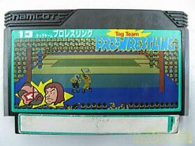 Famicom Software Tag Team Pro Wrestling Namco Nintendo