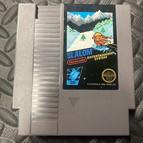 Slalom Nintendo NES 5 Screw First Print V Good