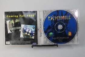 Expendable (Sega Dreamcast, 1999) Complete With Manual