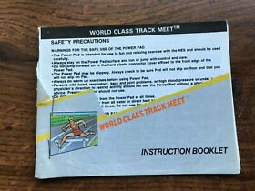 Mario Bros/Duck Hunt/World Class Track Meet NES Nintendo Instruction Manual Only