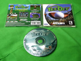 Tee Off • Sega Dreamcast System/Console by Acclaim • Sports Golf Golfing *CIB*