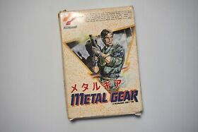 Famicom Metal Gear boxed Japan FC game US Seller