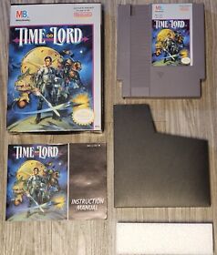 Time Lord - Nintendo NES - CIB - Cart Manual Box - Milton Bradley