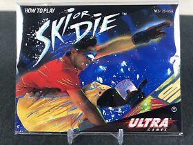 Ski or Die - Nintendo NES - Manual Only - Very Good - SAFE SHIP!