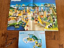 PLAYMOBIL Zoo 3240 Zoo Structure Near Complete w/ Animals see missing parts list