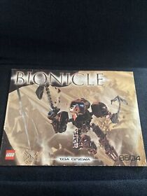 Lego Manual Only Bionicle 8604 Toa Onewa