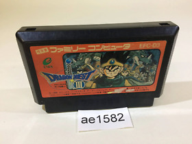 ae1582 Dragon Quest III 3 NES Famicom Japan