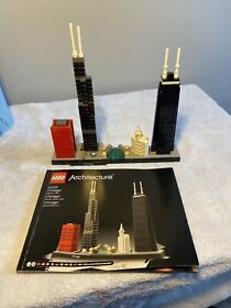 Lego Architecture Chicago Skyline Set 21033 Instructions Complete Excellent Cond