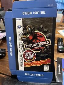Jurassic Park Lost World Sega Saturn Promotional Box Store Display Rare!