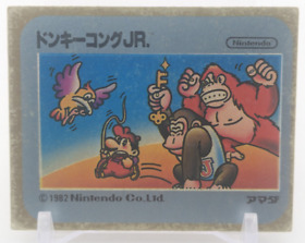 DONKEY KONG JR. #2 Family Computer Card Menko Amada Famicom Konami 1985 Japan A2