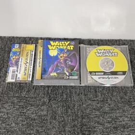 Sega Saturn Game Software Willy Wombat With Obi Japan WA