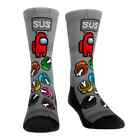 Among Us Socks Black Colorful 2pcs Unisex One Size High Socks (NEW)
